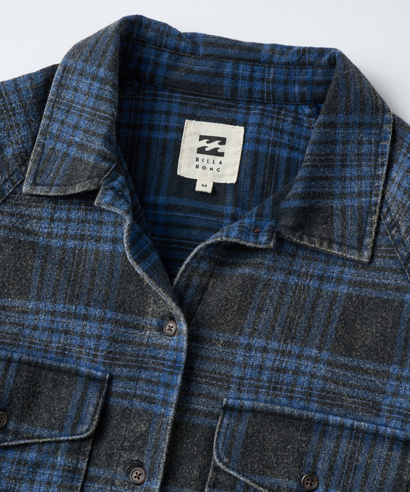 BILLABONG ウィメンズ COASTAL BREEZE LS WVN 長袖シャツ 【2026年秋冬モデル】 BRN / M