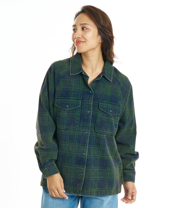 BILLABONG ウィメンズ COASTAL BREEZE LS WVN 長袖シャツ 【2026年秋冬モデル】 NVY / M