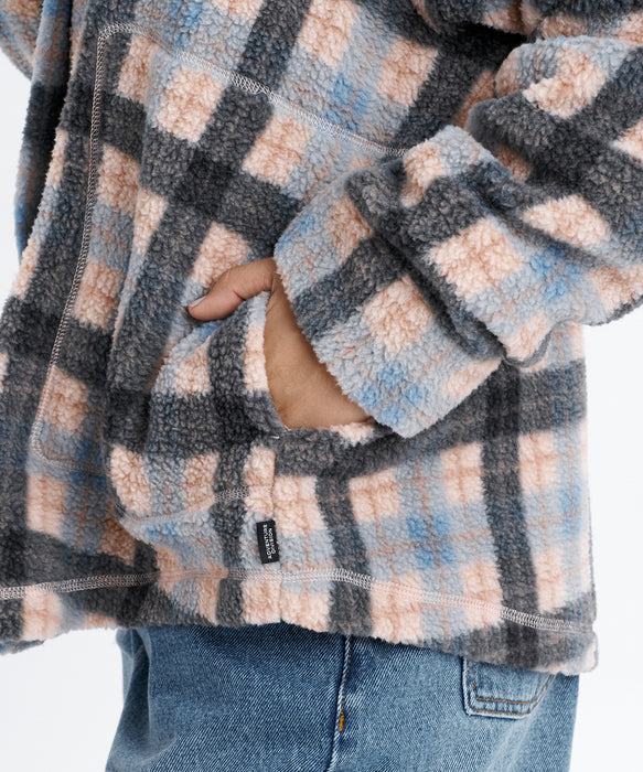BILLABONG ウィメンズ BREEZY SHERPA SHACKET 長袖シャツ 【2026年秋冬モデル】 BBL / M