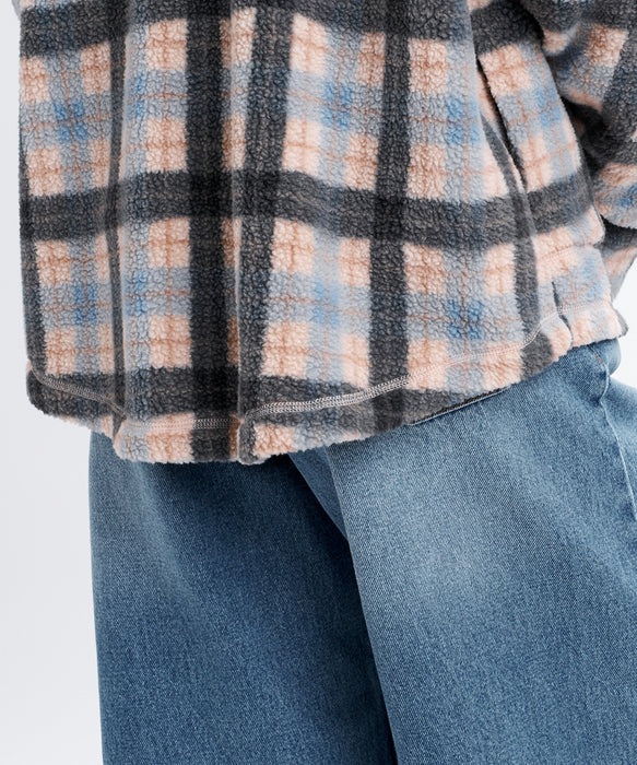 BILLABONG ウィメンズ BREEZY SHERPA SHACKET 長袖シャツ 【2026年秋冬モデル】 BBL / M