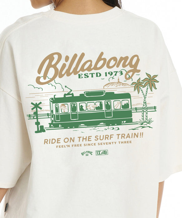 BILLABONG ウィメンズ SURF TRAIN Tシャツ 【2026年秋冬モデル】 CRM / M