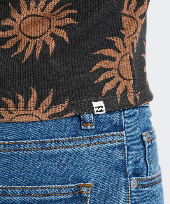 BILLABONG ウィメンズ PRINTED BABY FIT LS TEE セーター 【2026年秋冬モデル】 BSD / M