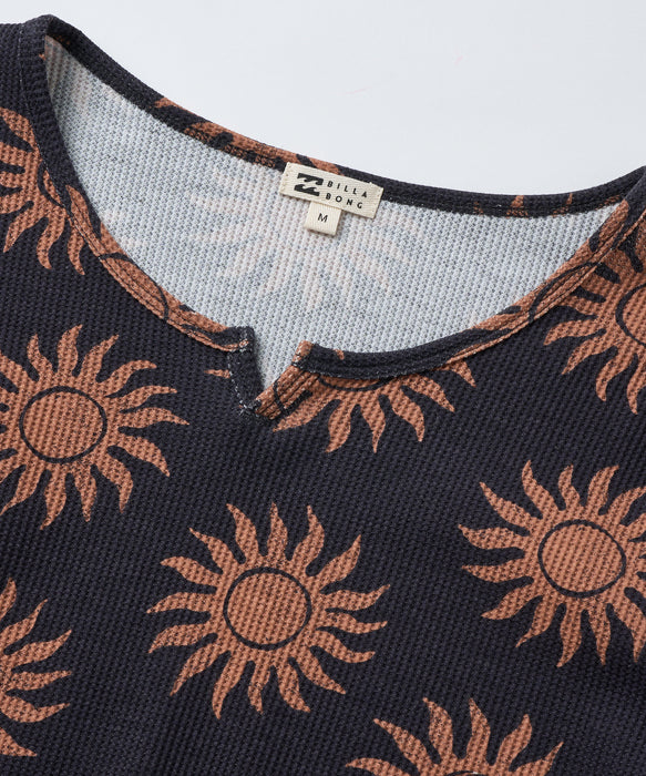 BILLABONG ウィメンズ PRINTED BABY FIT LS TEE セーター 【2026年秋冬モデル】 BSD / M