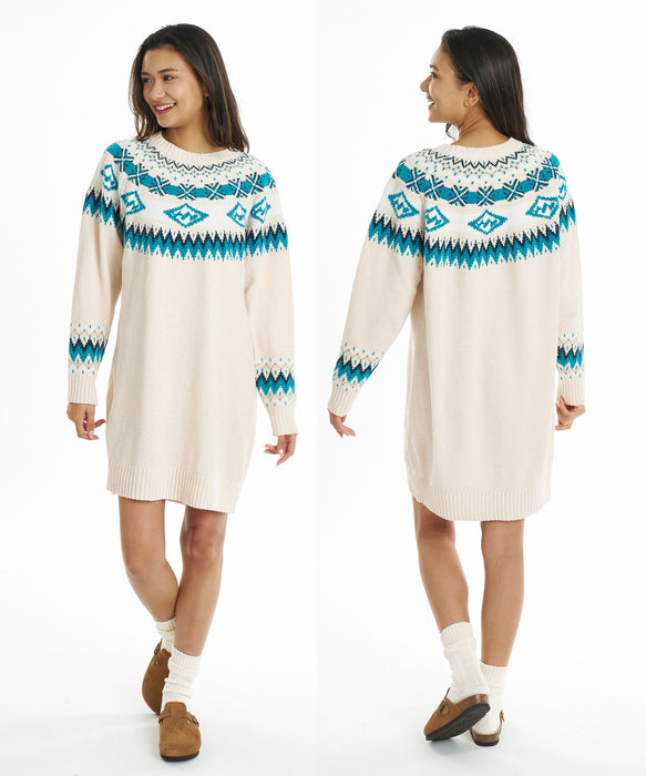 BILLABONG ウィメンズ FAIR ISLE SWEATER ONEPIECE ワンピース 【2026年秋冬モデル】