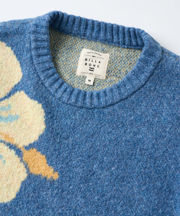 BILLABONG ウィメンズ DIXIE CREW SWEATER セーター 【2026年秋冬モデル】 TRV / L