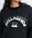 BILLABONG ウィメンズ JACQUARD METALLIC CREW SWEATER セーター 【2026年秋冬モデル】 BLK / L