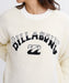 BILLABONG ウィメンズ JACQUARD METALLIC CREW SWEATER セーター 【2026年秋冬モデル】 WHT / L