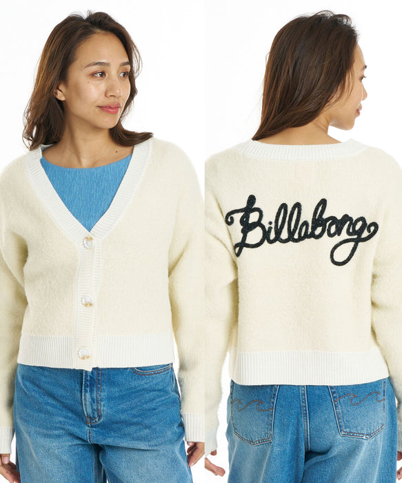 BILLABONG ウィメンズ JACQUARD METALLIC CARDIGAN セーター 【2026年秋冬モデル】