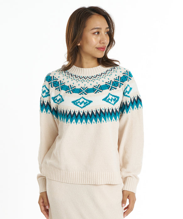 BILLABONG ウィメンズ FAIR ISLE CREW SWEATER セーター 【2026年秋冬モデル】 WCP / L