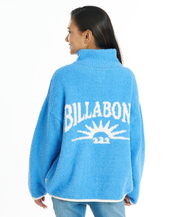 BILLABONG ウィメンズ MOKOMOKO JACQUARD ZIP CARDIGAN セーター 【2026年秋冬モデル】 BUH / M
