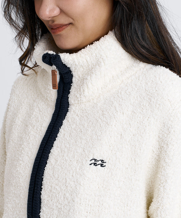 BILLABONG ウィメンズ MOKOMOKO JACQUARD ZIP CARDIGAN セーター 【2026年秋冬モデル】 WCP / M