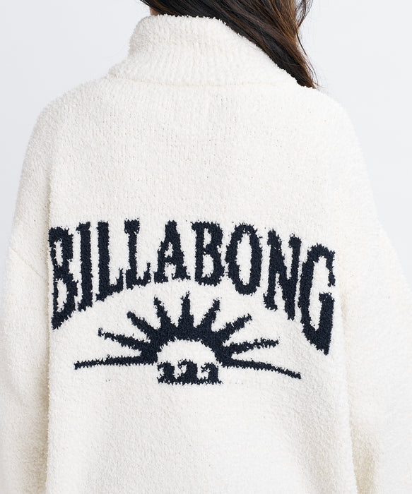 BILLABONG ウィメンズ MOKOMOKO JACQUARD ZIP CARDIGAN セーター 【2026年秋冬モデル】 WCP / M