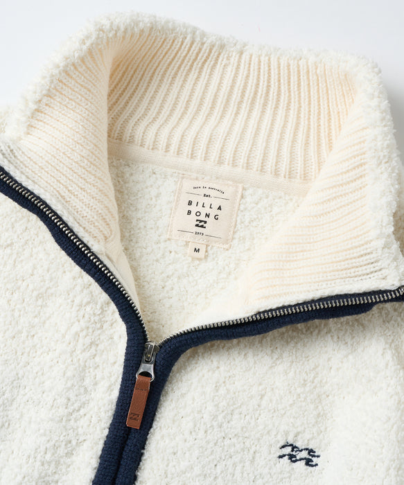 BILLABONG ウィメンズ MOKOMOKO JACQUARD ZIP CARDIGAN セーター 【2026年秋冬モデル】 WCP / M