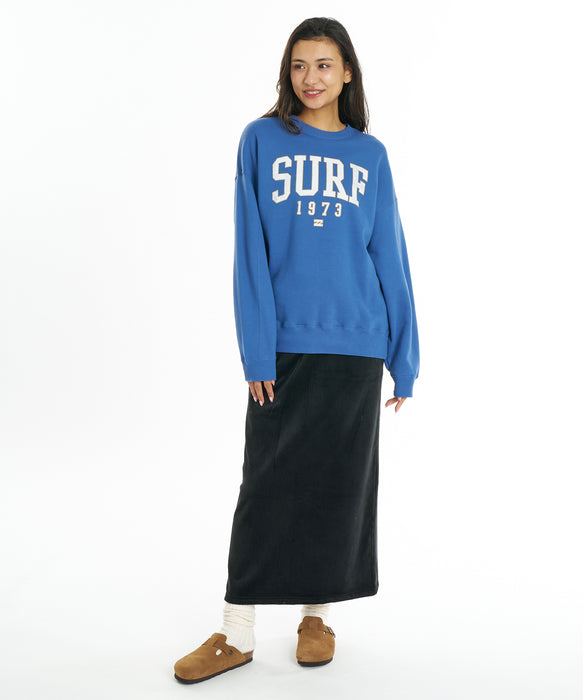 BILLABONG ウィメンズ CUT VELOR LONG SKIRT スカート 【2026年秋冬モデル】 BLK / M