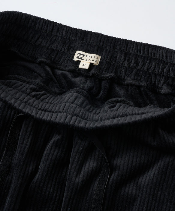 BILLABONG ウィメンズ CUT VELOR LONG SKIRT スカート 【2026年秋冬モデル】 BLK / M