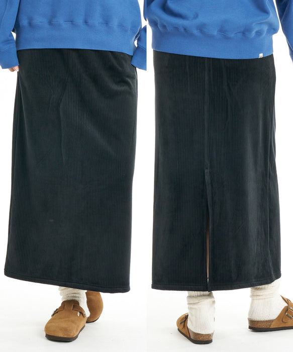 BILLABONG ウィメンズ CUT ベロア LONG SKIRT スカート 【2026年秋冬モデル】