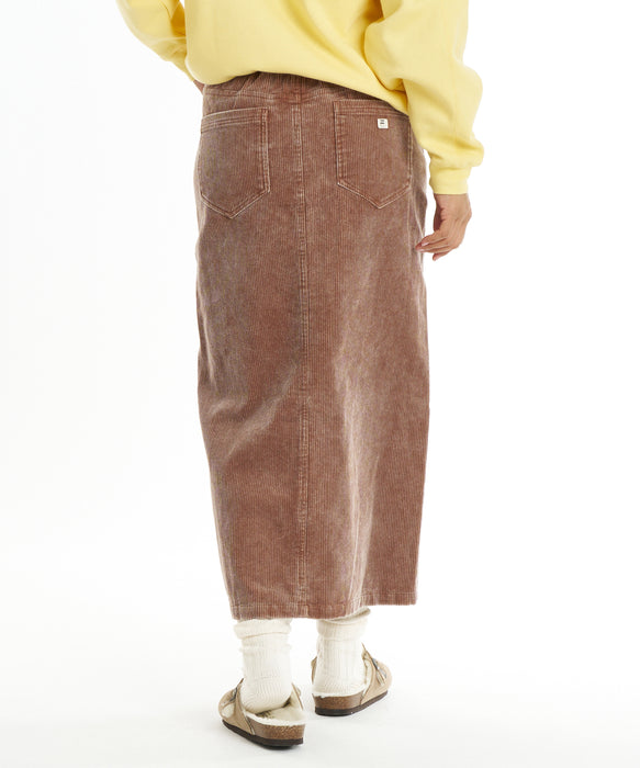 BILLABONG ウィメンズ CORDUROY LONG SKIRT スカート 【2026年秋冬モデル】 BRST / L