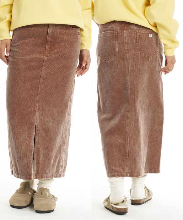 BILLABONG ウィメンズ CORDUROY LONG SKIRT スカート 【2026年秋冬モデル】