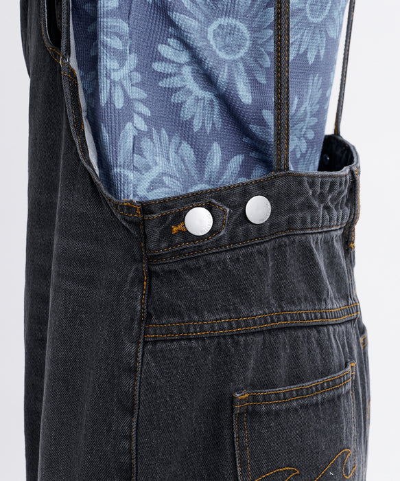 BILLABONG ウィメンズ DENIM JUMPER SKIRT スカート 【2026年秋冬モデル】 BLK / M