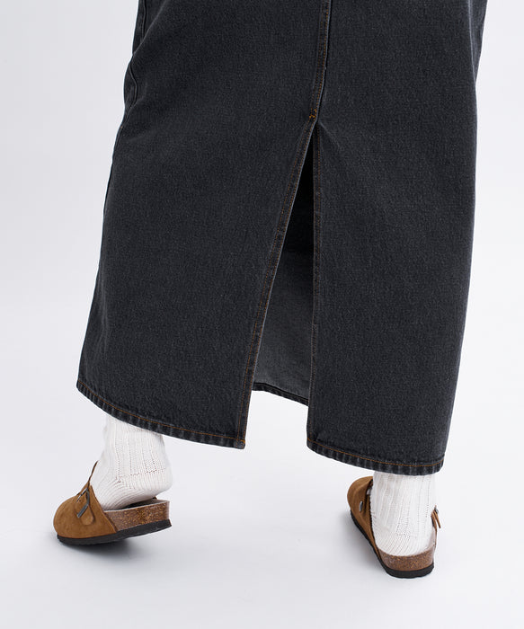 BILLABONG ウィメンズ DENIM JUMPER SKIRT スカート 【2026年秋冬モデル】 BLK / M