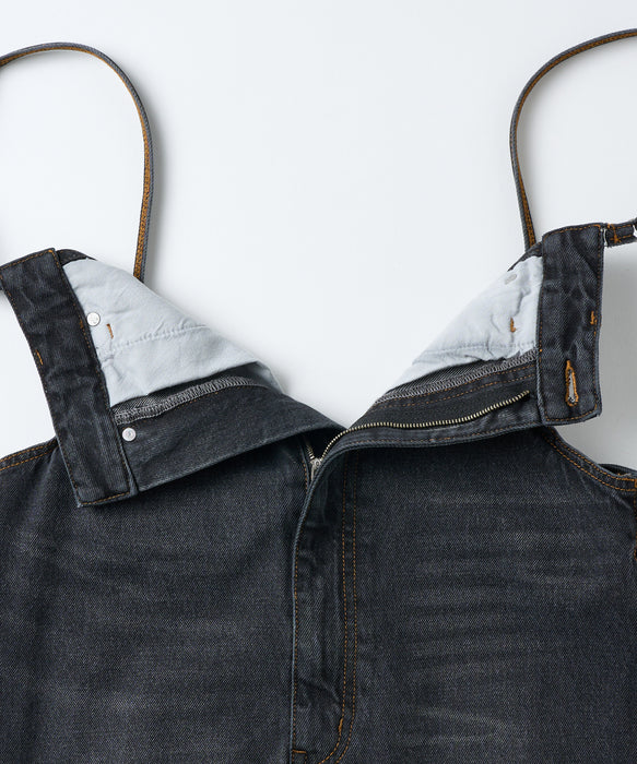 BILLABONG ウィメンズ DENIM JUMPER SKIRT スカート 【2026年秋冬モデル】 BLK / M