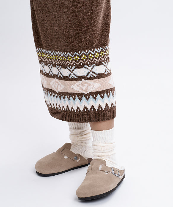 BILLABONG ウィメンズ FAIR ISLE SKIRT スカート 【2026年秋冬モデル】 BRN / L