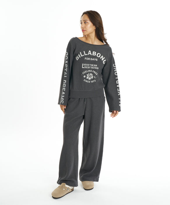 BILLABONG ウィメンズ W FACE WIDE LONG PANTS ロングパンツ 【2026年秋冬モデル】 OFB / L