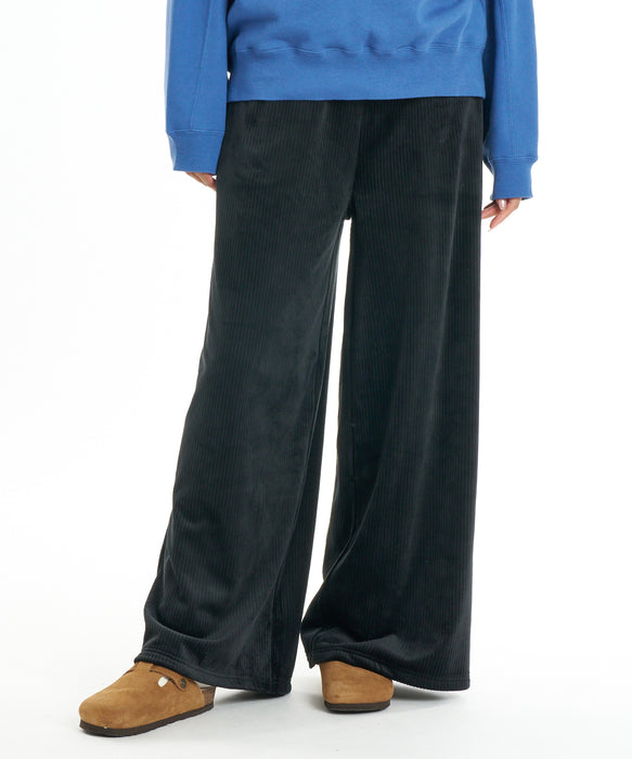 BILLABONG ウィメンズ CUT VELOR WIDE LONG PANTS ロングパンツ 【2026年秋冬モデル】 BLK / M
