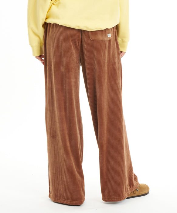 BILLABONG ウィメンズ CUT VELOR WIDE LONG PANTS ロングパンツ 【2026年秋冬モデル】 BRST / M