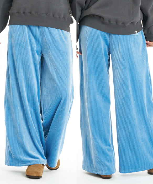 BILLABONG ウィメンズ CUT ベロア WIDE LONG PANTS ロングパンツ 【2026年秋冬モデル】
