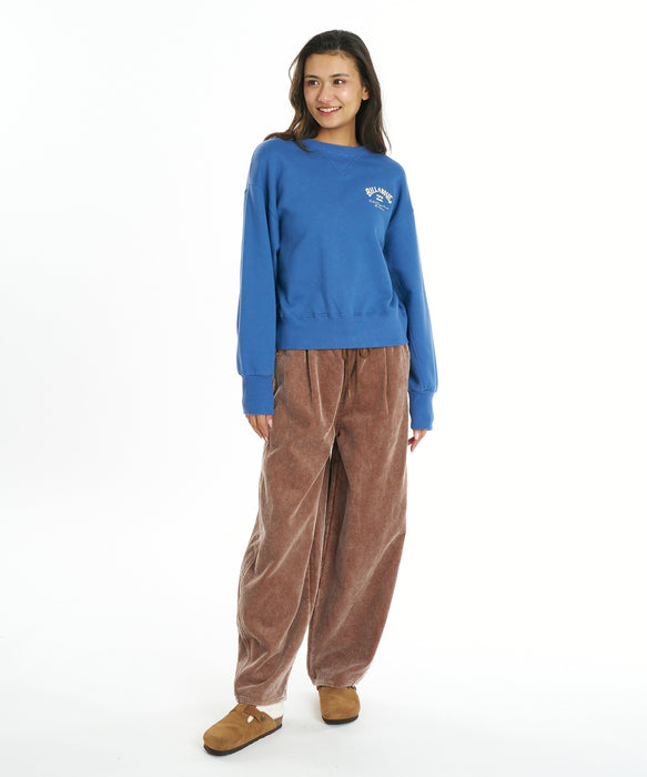 BILLABONG ウィメンズ CORDUROY BARREL LEGS LONG PANTS ロングパンツ 【2026年秋冬モデル】 BRST / L