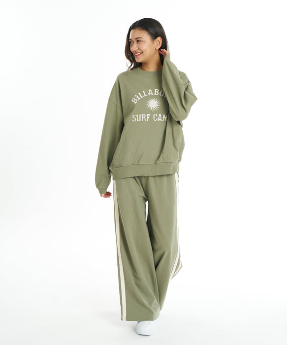 BILLABONG ウィメンズ SURF CAMP HERITAGE LONG PANTS ロングパンツ 【2026年秋冬モデル】 ARG / L