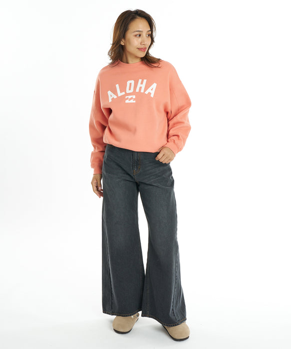 BILLABONG ウィメンズ WIDE BUGGY DENIM デニムパンツ 【2026年秋冬モデル】 BLK / M