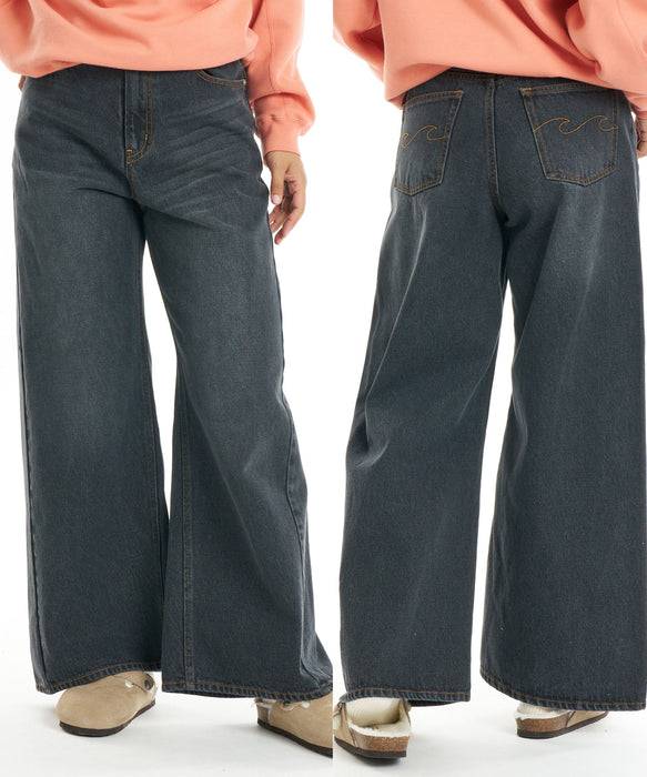 BILLABONG ウィメンズ WIDE BUGGY DENIM デニムパンツ 【BEACH LOVER JEANS】【2026年秋冬モデル】