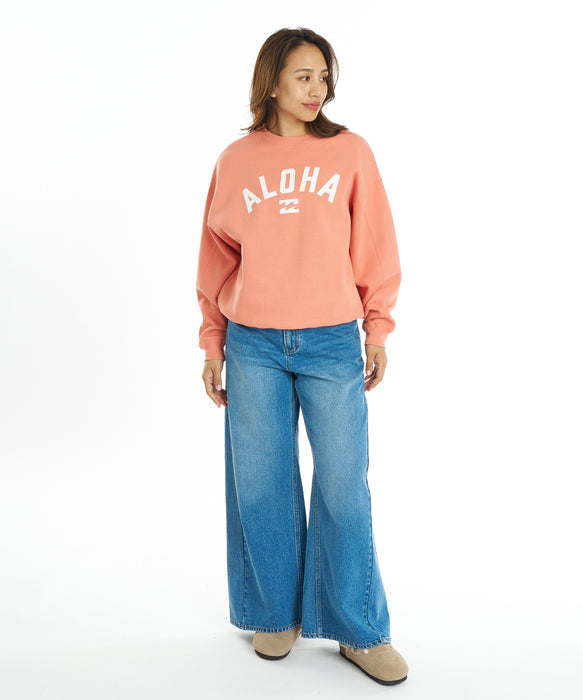 BILLABONG ウィメンズ WIDE BUGGY DENIM デニムパンツ 【2026年秋冬モデル】 BLU / M