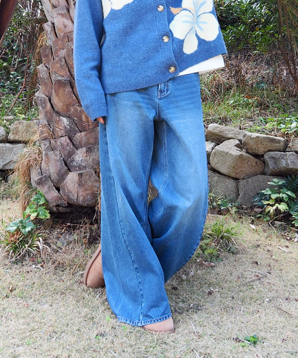 BILLABONG ウィメンズ WIDE BUGGY DENIM デニムパンツ 【BEACH LOVER JEANS】【2026年秋冬モデル】