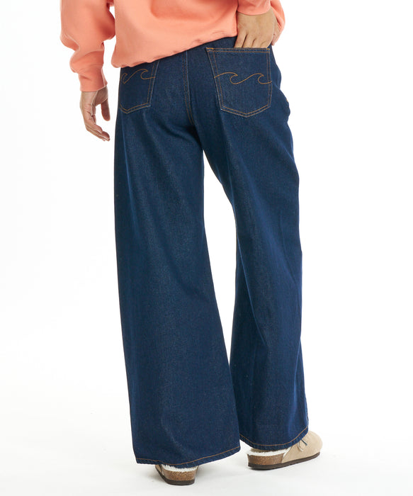 BILLABONG ウィメンズ WIDE BUGGY DENIM デニムパンツ 【2026年秋冬モデル】 IND / M