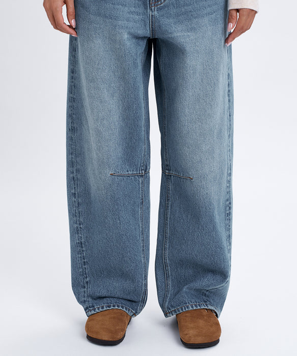 BILLABONG ウィメンズ BARREL LEGS DENIM デニムパンツ 【2026年秋冬モデル】 BLU / M