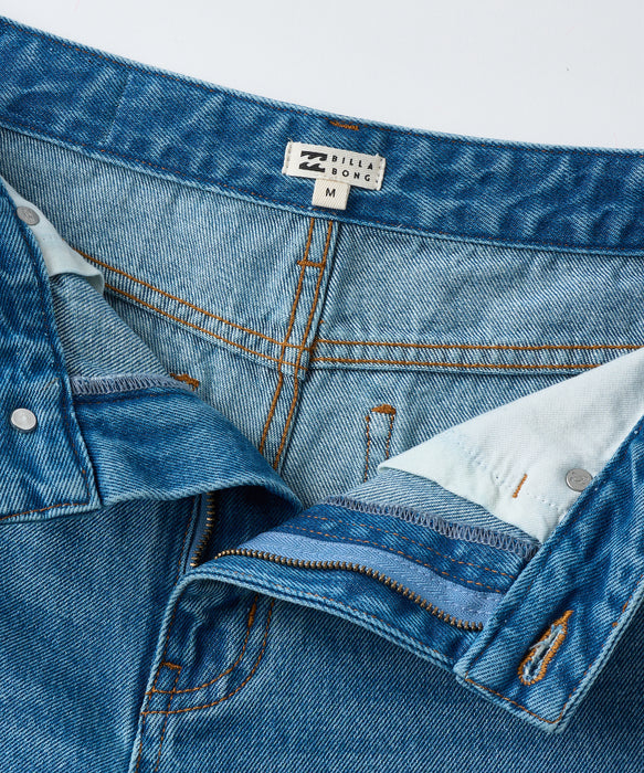 BILLABONG ウィメンズ BARREL LEGS DENIM デニムパンツ 【2026年秋冬モデル】 BLU / M