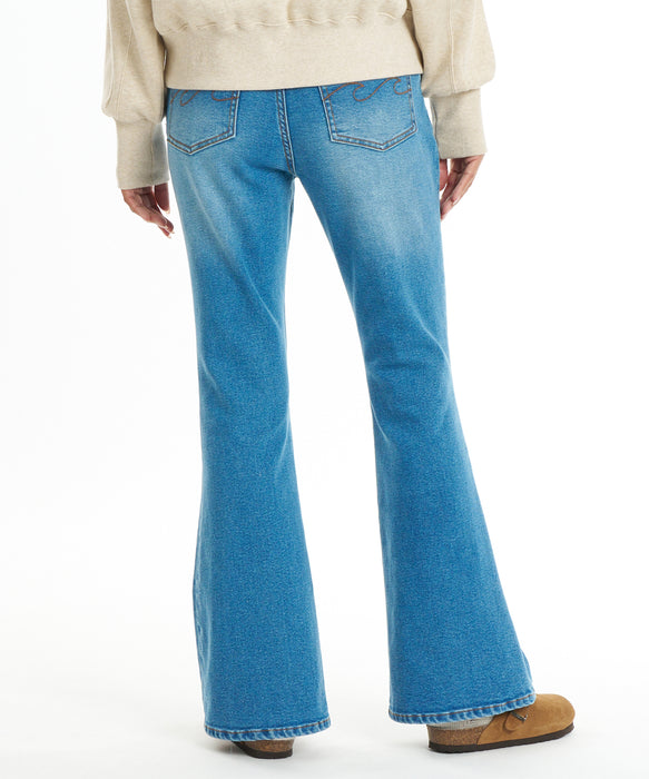 BILLABONG ウィメンズ FLARE LEGS DENIM デニムパンツ 【2026年秋冬モデル】 BLU / M