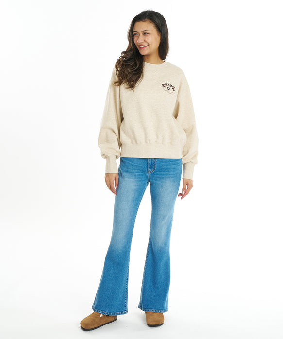 BILLABONG ウィメンズ FLARE LEGS DENIM デニムパンツ 【2026年秋冬モデル】 BLU / M