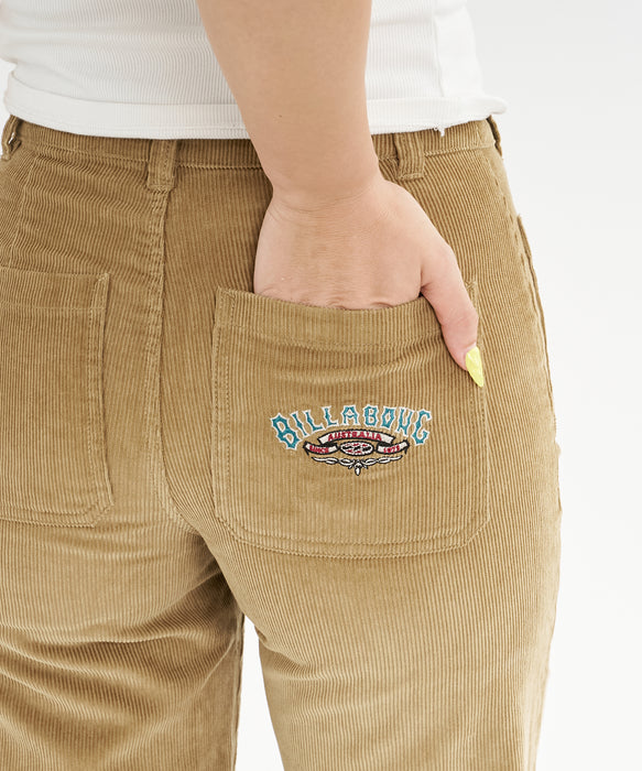 BILLABONG ウィメンズ SINCE 73 SEA コーデュロイ ロングパンツ 【2026年秋冬モデル】