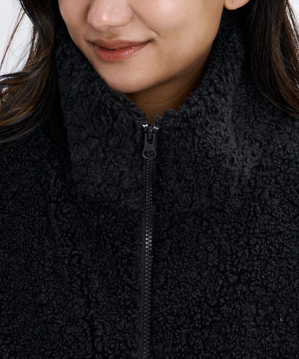 BILLABONG ウィメンズ FUR BOA VEST ベスト 【2026年秋冬モデル】 BLK / M