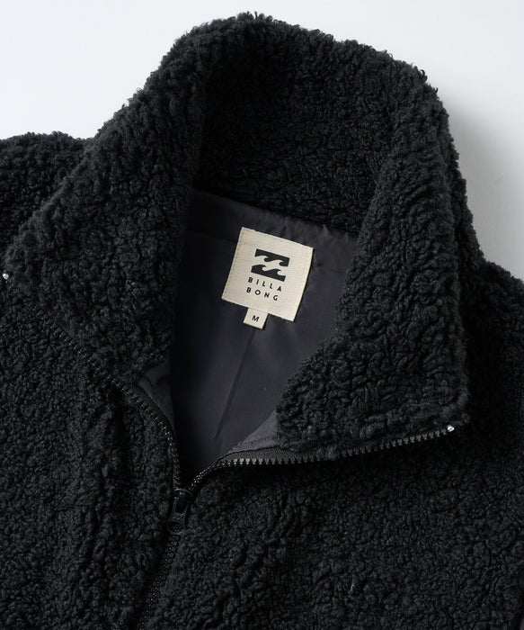 BILLABONG ウィメンズ FUR BOA VEST ベスト 【2026年秋冬モデル】 BLK / M