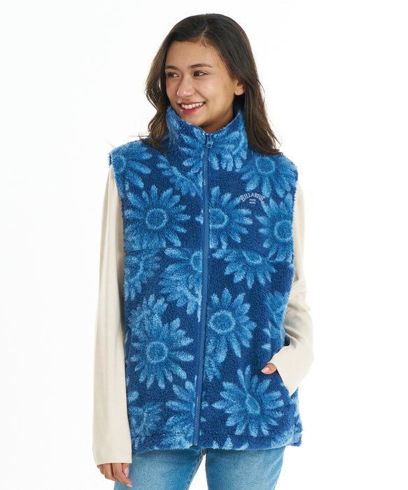 BILLABONG ウィメンズ FUR BOA VEST ベスト 【2026年秋冬モデル】 TRV / M