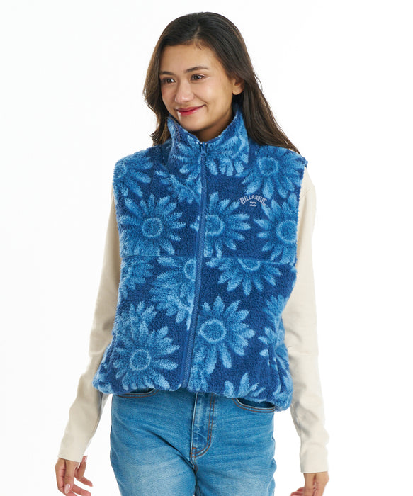 BILLABONG ウィメンズ FUR BOA VEST ベスト 【2026年秋冬モデル】 TRV / M