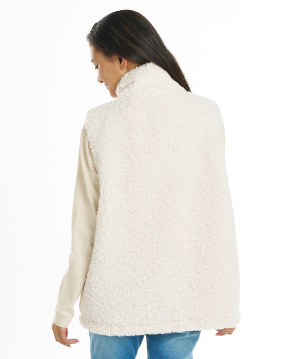 BILLABONG ウィメンズ FUR BOA VEST ベスト 【2026年秋冬モデル】 WCP / M