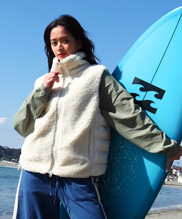 BILLABONG ウィメンズ FUR BOA VEST ベスト 【2026年秋冬モデル】