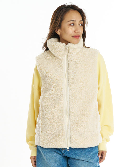 BILLABONG ウィメンズ SURFCAMP BOA & PUFF VEST ベスト 【2026年秋冬モデル】 WCP / M