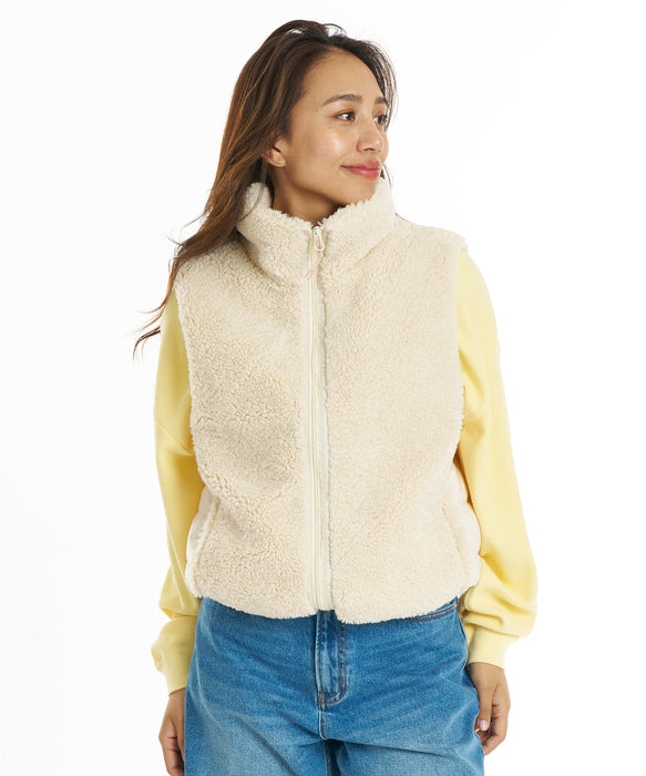 BILLABONG ウィメンズ SURFCAMP BOA & PUFF VEST ベスト 【2026年秋冬モデル】 WCP / M